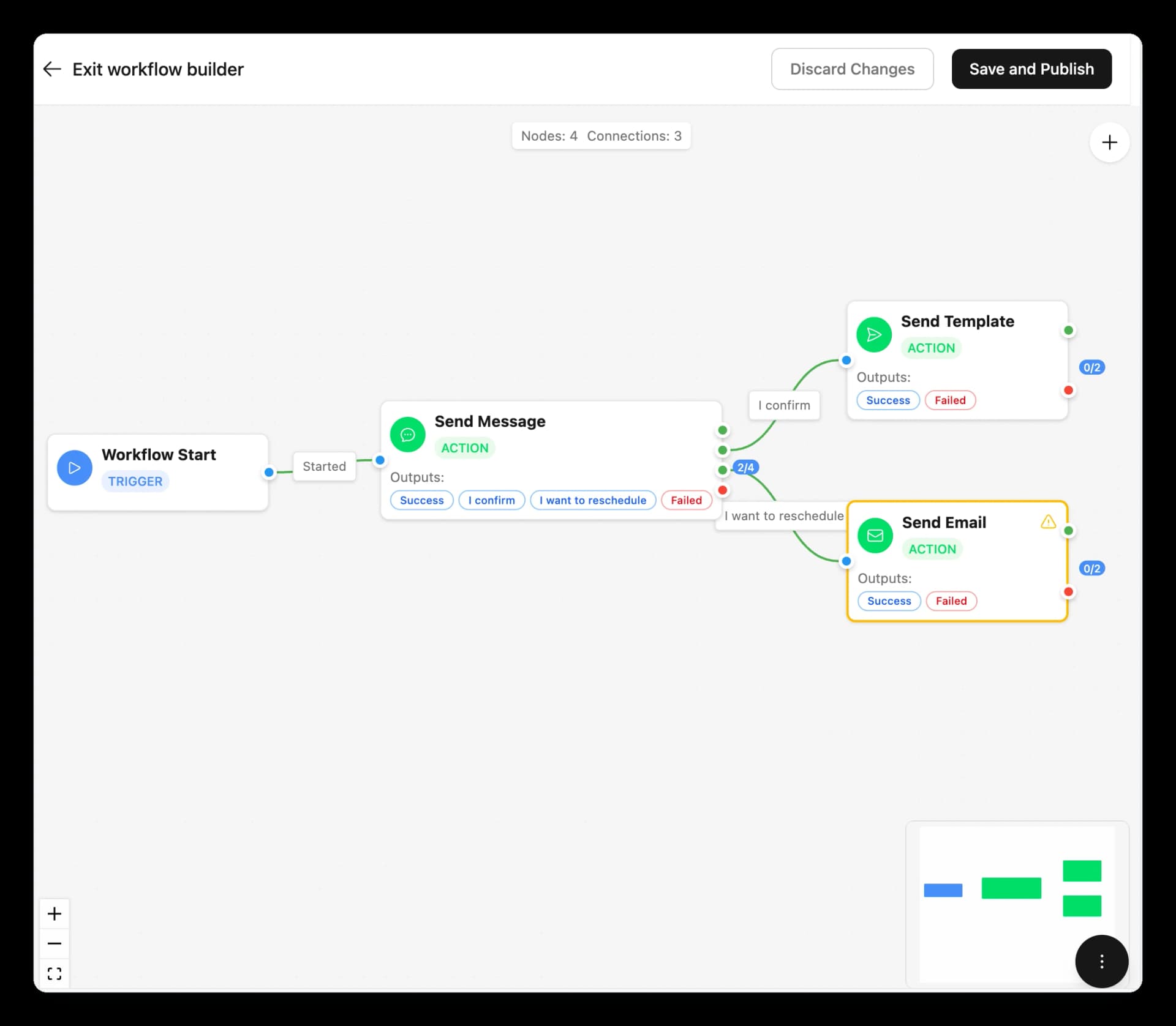 Screenshot demonstrating Customer Success Tools